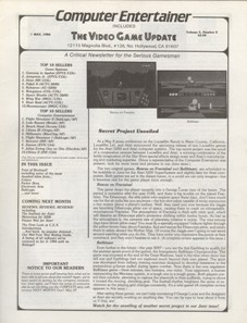 Video Game Update / Computer Entertainer newsletter magazine
